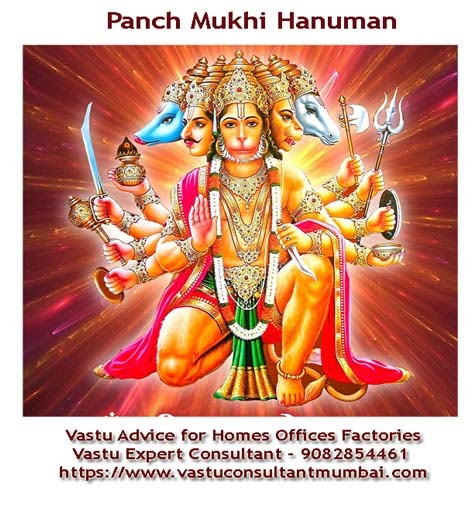 Panchmukhi Hanumanji For The Door In Vastu Shastra 9481